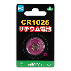 Батарейка литиевая FQ CR1025 3В, 1шт