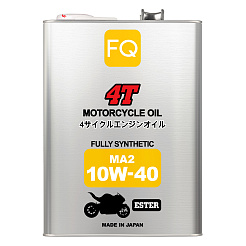 Масло моторное FQ 10W-40 4T MA2/SP FULLY SYNTHETIC (ESTER), 4л