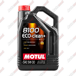 Масло моторное Motul 8100 ECO-clean+ 5W-30, синтетическое (4л)