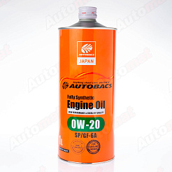Моторное масло AUTOBACS ENGINE OIL FS 0W20 SP/GF-6A, 1л