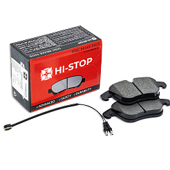 Колодки тормозные дисковые HI-STOP FHS6325 / NP5077 / SP2101-F / GDB1683 / GP23008 / 2412301 / 0 986 494 169 / P24076