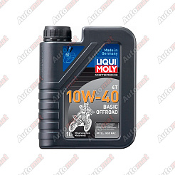 Моторное масло Liqui Moly 10W-40 SL MA2 4T Basic Offroad, 1л